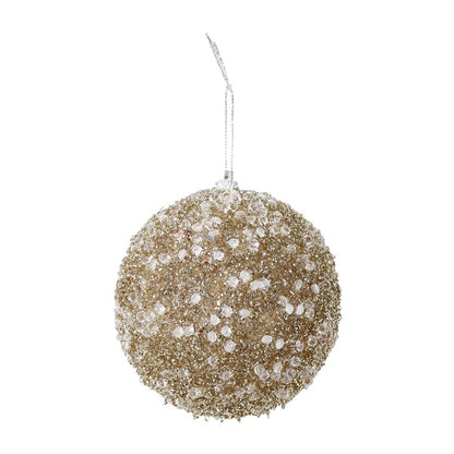 Icy Tinsel Bauble, Asstd