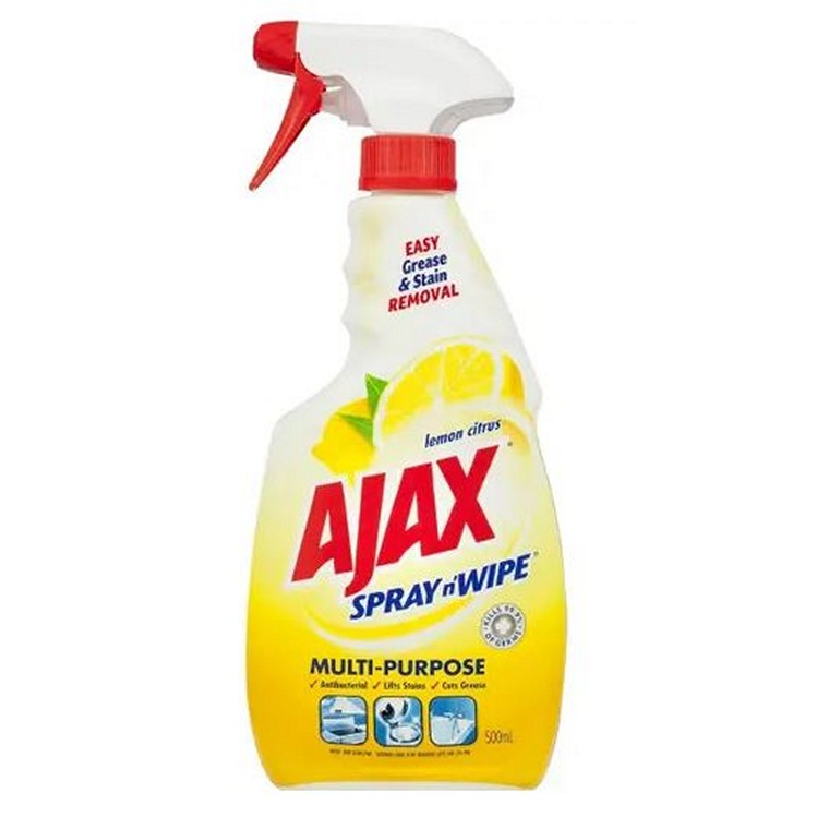 Ajax Spray n' Wipe Lemon Citrus Multi Purpose Spray, 500ml