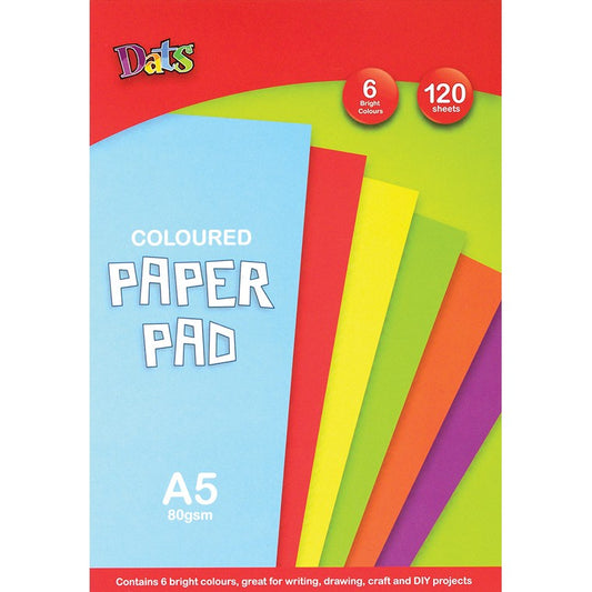 A5 Colour Paper Pad