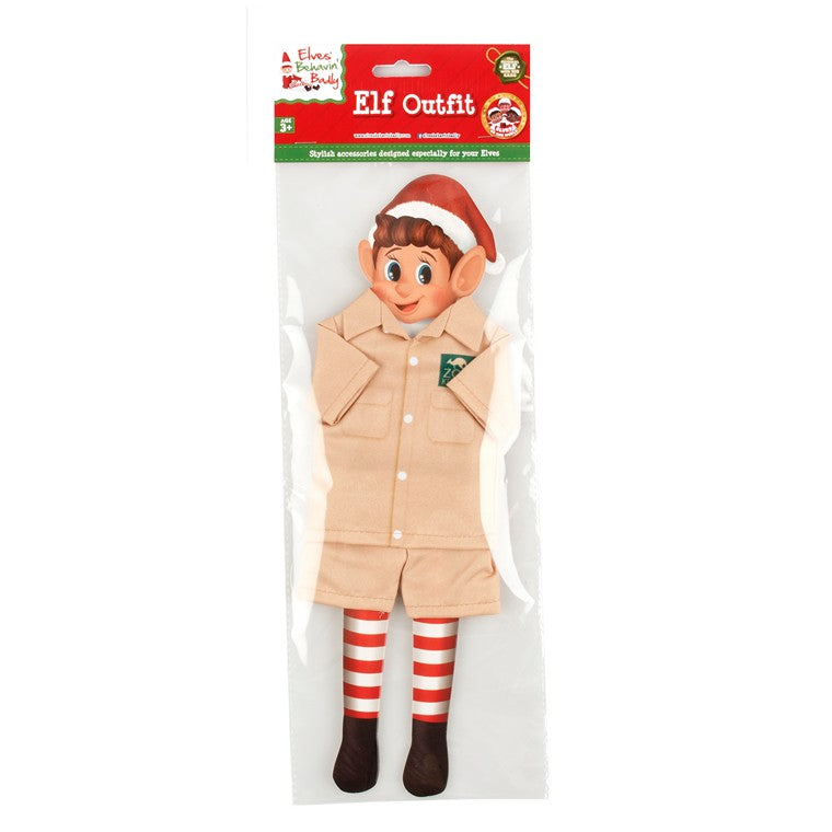 Xmas Elf Zoo Keeper Outfit