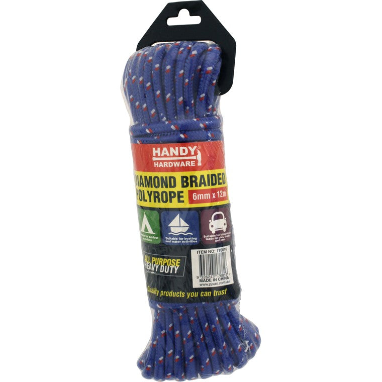 Diamond Braided Rope, 12m