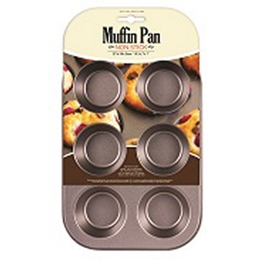 Non Stick Muffin Tray, 6 Cup