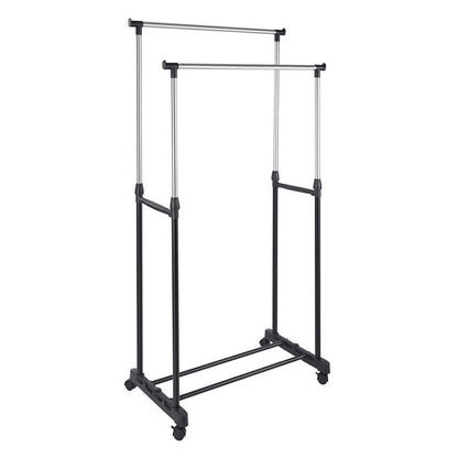 Double Rail Clothes Rack, 160x82cm