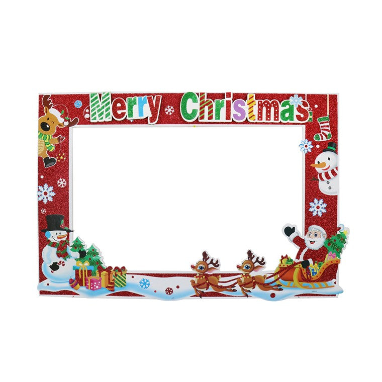 Christmas Giant Selfie Frame, Asstd