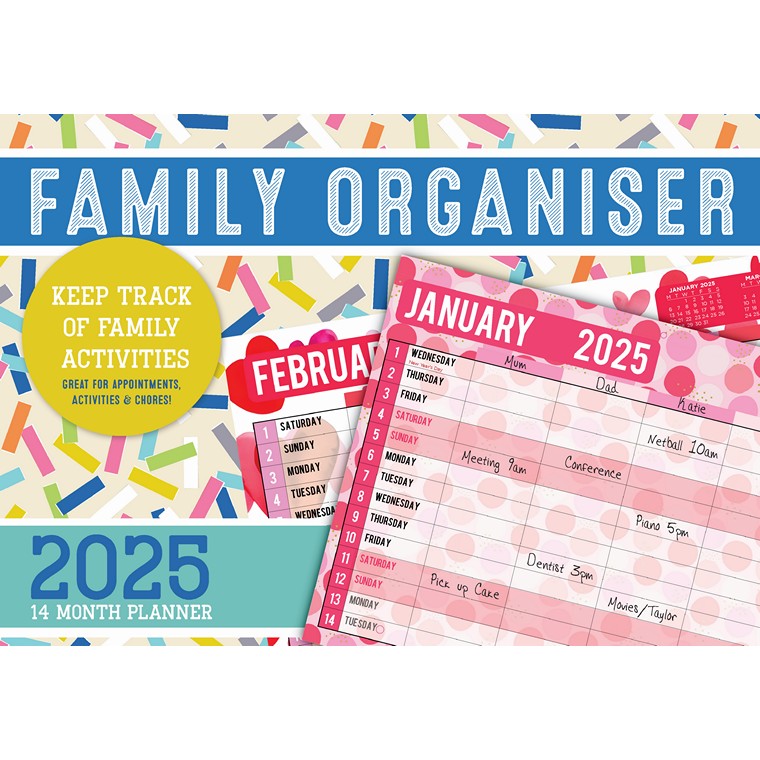 Family Organiser 2025 Calendar