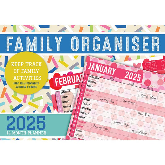 Family Organiser 2025 Calendar