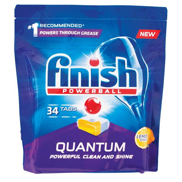 Finish Quantum Powerball Tab, 34pk