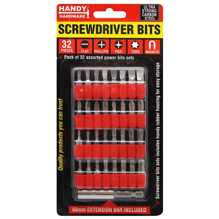 Screwdriver Bits, 32pc