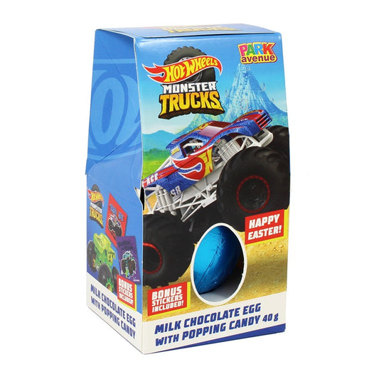 Hot Wheels Popping Candy Egg w/ Sticker, 40g