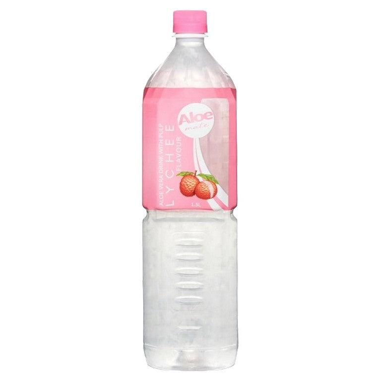 Aloe Mate Aloe Vera Drink, Lychee, 1.5L