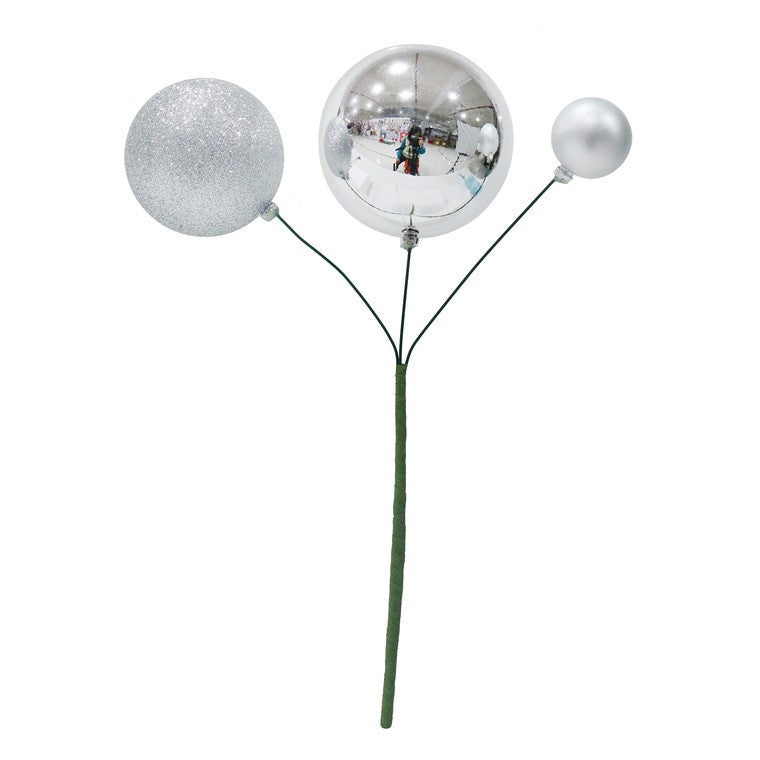 Mega Triple Bauble, 40cm, 4 Asstd