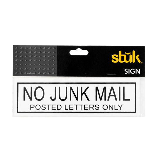 No Junk Mail Sign