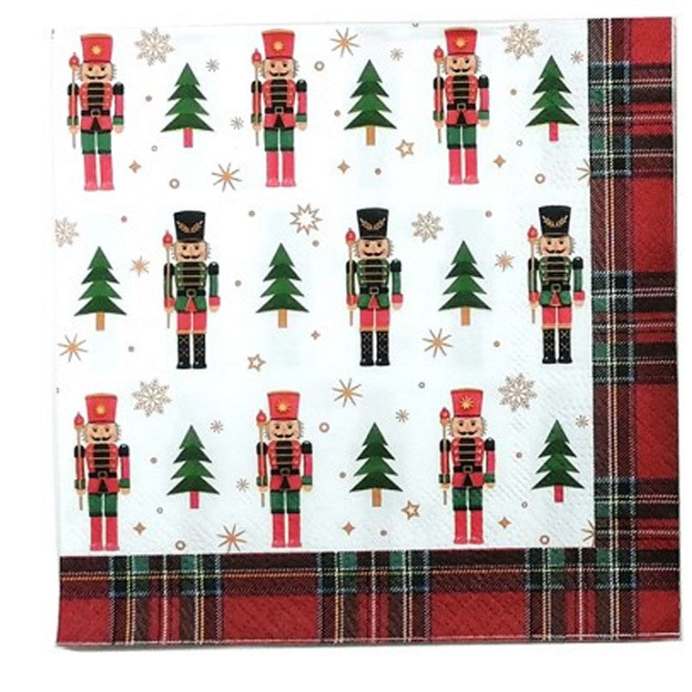 Christmas Nutcracker Napkins, 20pk