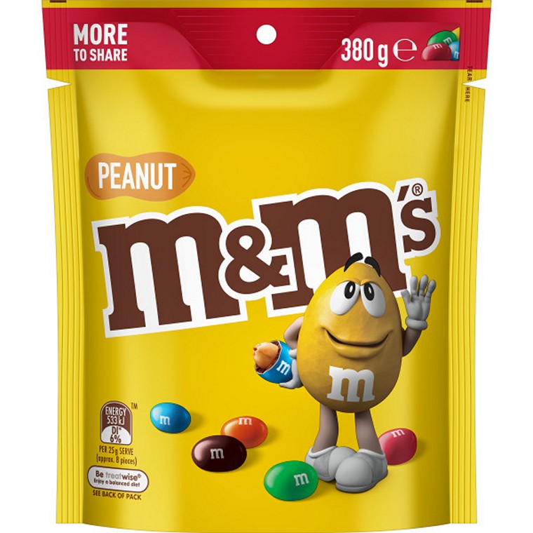 M&M's Peanut Pouch, 380gm