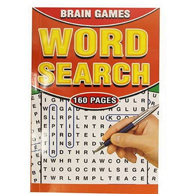 A5 Word Search, Brain Games, 160pgs