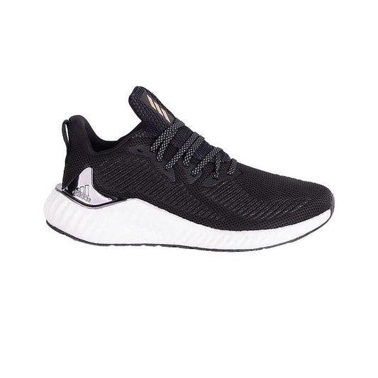 Adidas Men's, Alphaboost Running Shoes, Black, 9