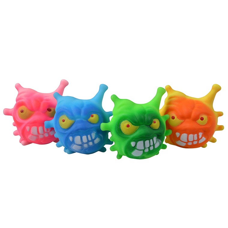 Squeeze Fidget Toy  Monster Faces, Asstd