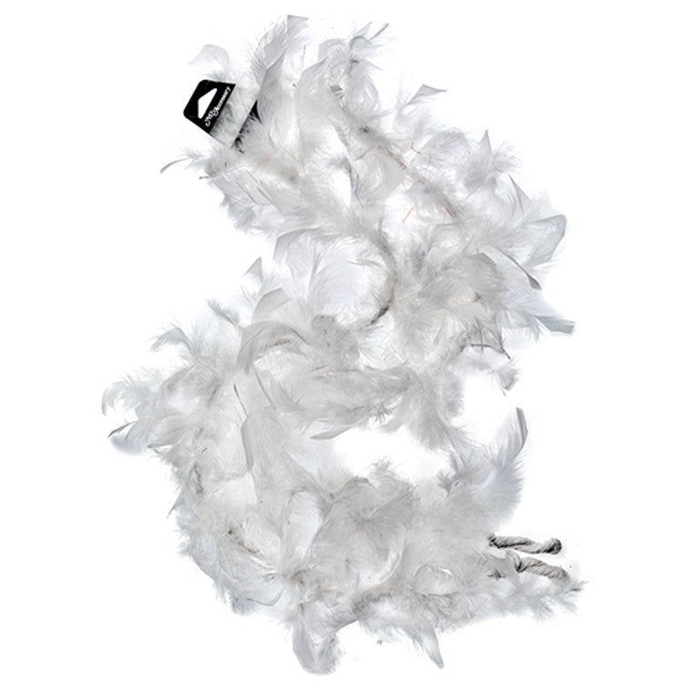 White Feather Boa, 1.5m