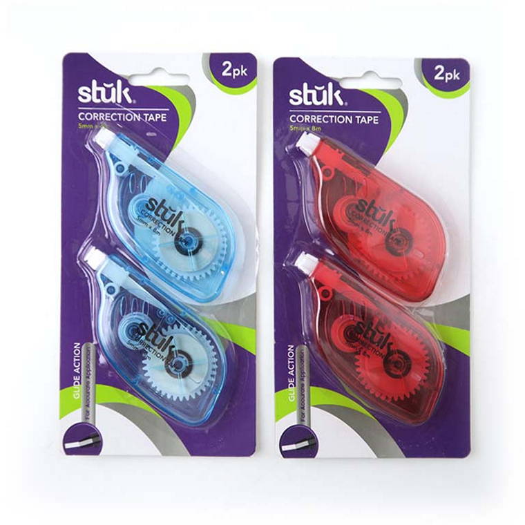 Correction Tape, 2pk, 5mmx8Mtr