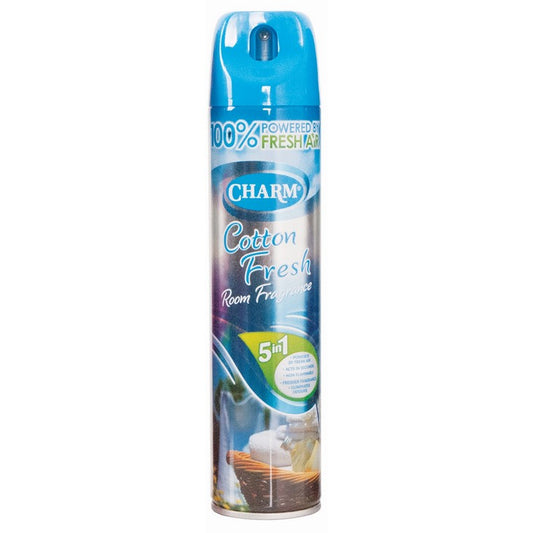 Charm Air Freshener Cotton, 240ml, 33% Extra