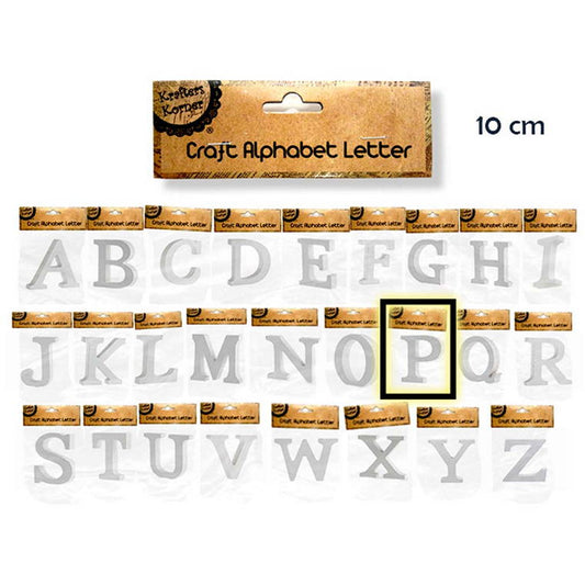 Alphabet Letters, P, 10cm