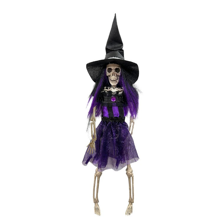 Hanging Dressed Purple Witch