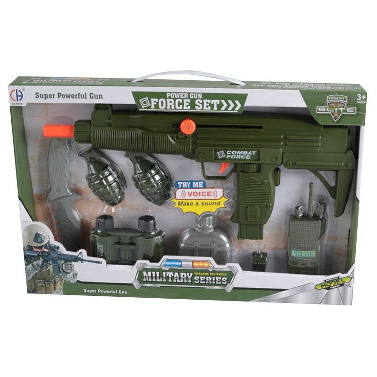 Military Machine Gun Playset w/ Sound, Asstd