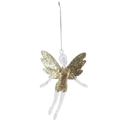 Hanging Acrylic Fairy Glitter, 12cm, Asstd