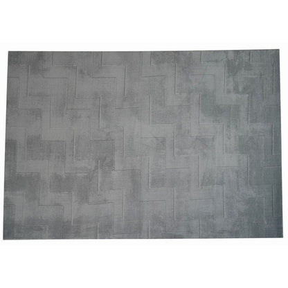 Jacquard Sherpa Rhys Rug, Dark Grey