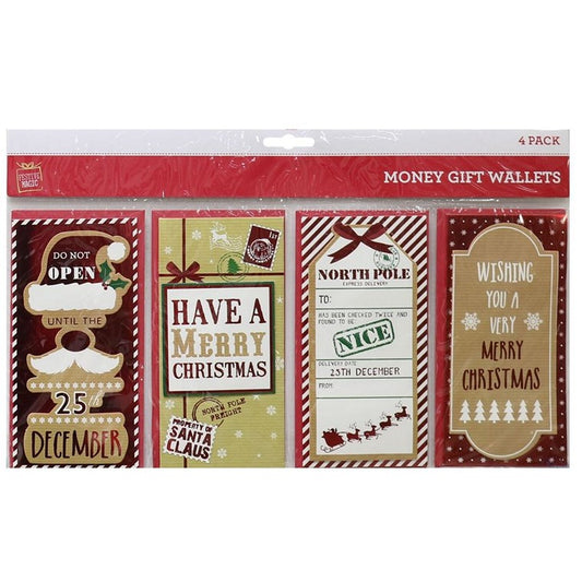 Gift Card Wallet, 4Pk