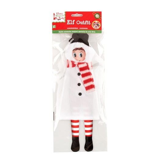 Xmas Elf Plush Snowman Outfit