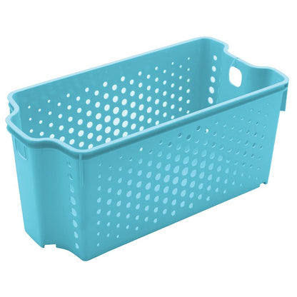 Hudson Stacking Basket, 28x 13.5x12.5cm, 3 Asstd Colours