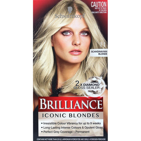 Schwarzkopf Brilliance Iconic Blondes Hair Colour, 11 Scandinavian Blonde