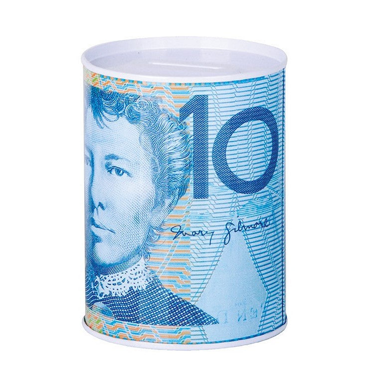 Aust Notes Money Tin, Large.