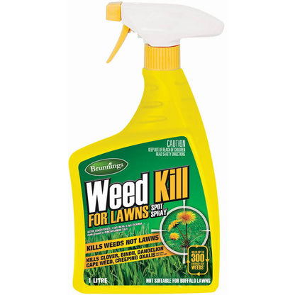 Weed Kill For Lawns Spot Spray RTU, 1L