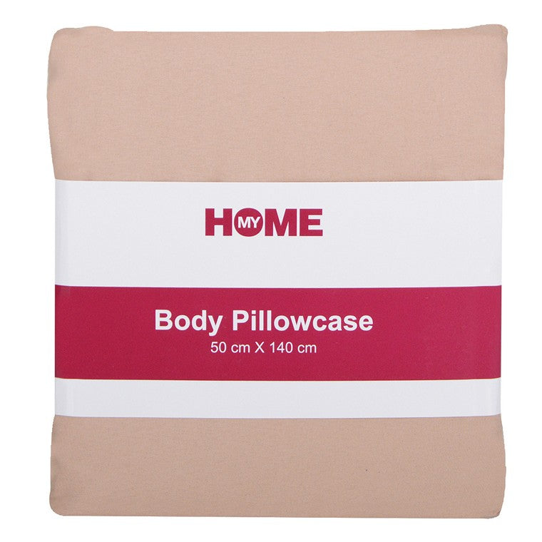 My Home Microfibre Body Pillowcase, Cuban Sand