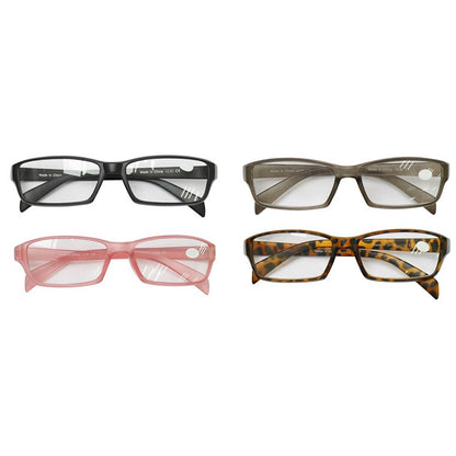 Reading Glasses Matt Frame  +3.00, 4 Asstd Colours