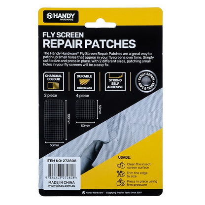 Fly Screen Repair Patches, 6pc