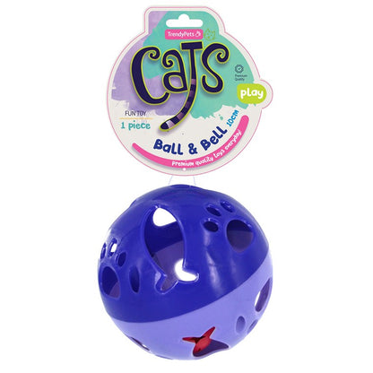 Cat Ball w/ Bell, Asstd