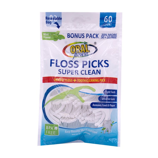 Oral Fusion Dental Floss Picks