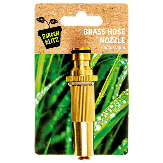 Brass Hose End Nozzle, 10cm