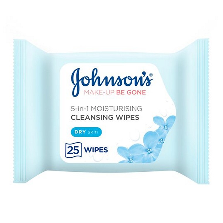 Johnson & Johnson Cleansing Wipes, 25s, Normal