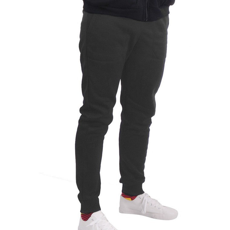 Track Pant Fleece Slim w/ Cuff Charcoal - XS