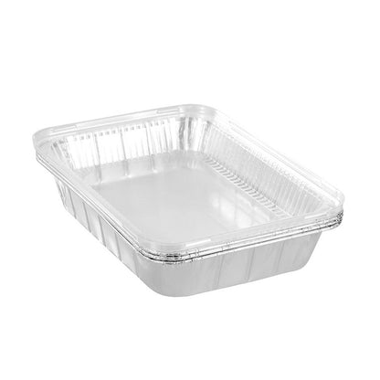 L&L Foil Tray w/ Lid, Large, 3pk