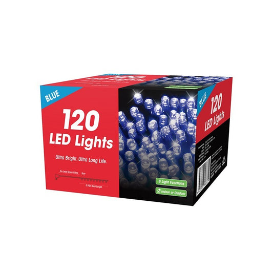 Xmas Fairy Lights 120 LED, Blue