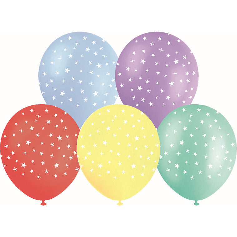 Balloons, Stars, 10pk