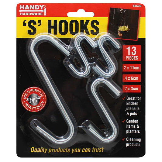 S Hook, 13pk