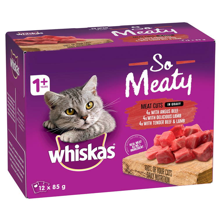 Whiskas So Meaty, 12x85gm