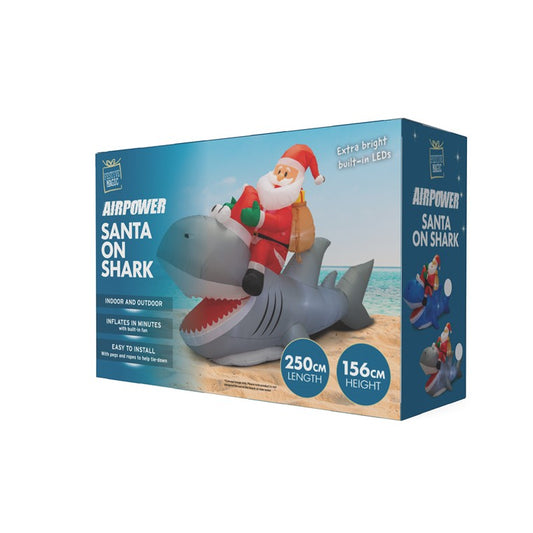 Santa Riding Shark, Asstd