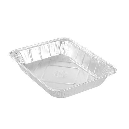 L&L Foil Tray w/ Plastic Lid, 3pk